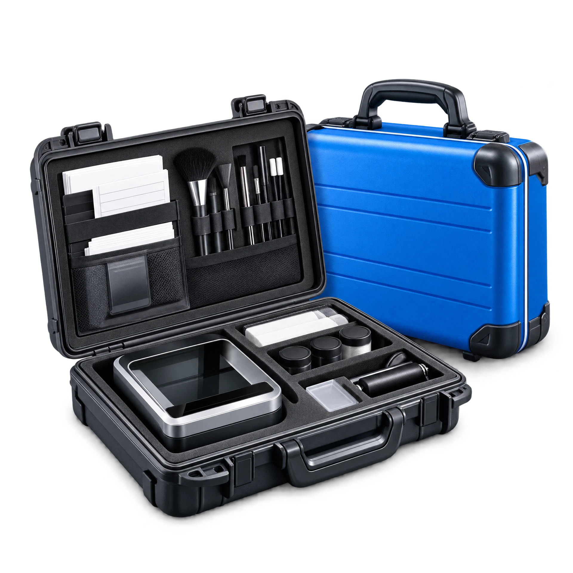 Portable fingerprinting kit for mobile service